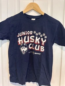 UConn Kids Junior Husky Club T Shirt Blue Size Small Youth Short Sleeve Webster - Picture 1 of 5