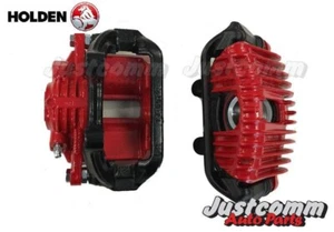 COMMODORE VN VP VR VS V8 RECONDITIONED RED FRONT BRAKE CALIPERS - NEW PISTONS - Picture 1 of 5