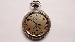 LONGINES Breguet Numerals Dial vintage pocket watch rare