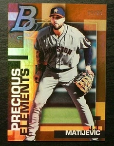 2020 Bowman Platinum Precious Elements ORANGE #12 JJ Matijevic Houston Astros 25 - Picture 1 of 2