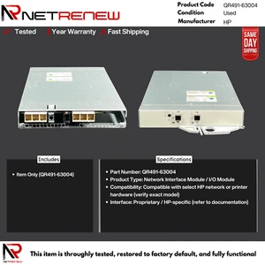 HP QR491-63004 12Gb SAS Controller for 3PAR 8000 Series -ITEM ONLY- - Picture 1 of 1
