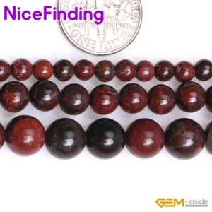 Gioielli perline sciolte fiore di papavero rosso scuro naturale produzione 15" all'ingrosso lo - Foto 1 di 28