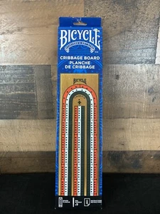 Bicycle Cards Wooden Cribbage Board Game NEW - Picture 1 of 4