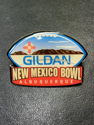 Marshall University -New Mexico Bowl Souvenir Pin 2017 vs Colorado State Rams Cover