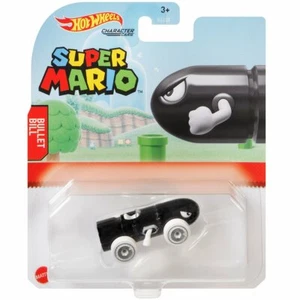 Hot Wheels-Super Mario-Nintendo-Character Car-Bill-Die-Cast Vehicle-New In Pack - Picture 1 of 1