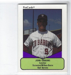 1990 ProCards #304 John Gibbons