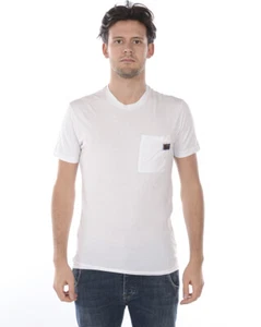 T-shirt Maglietta Daniele Alessandrini T-shirt ITALY Uomo Bianco M7082E6433906 2 - Imagen 1 de 11