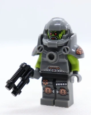 Alien Avenger Series 9 Lime Green Armor Helmet CMF LEGO® Minifigure Mini Figure - Image 1 of 4