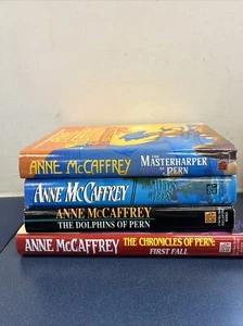 4 Anne McCaffrey Hardcover Books Chronicles Of Pern Sci-fi Like New Mixed Lot - Imagen 1 de 11