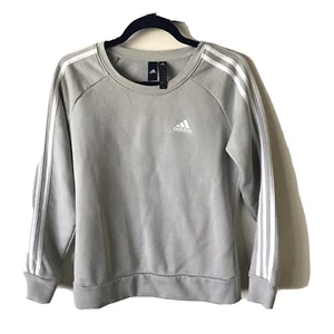 Sudadera ADIDAS Essentials Cuello Redondo Tres Rayas Luz Salvia Trifolio Mujer S - Imagen 1 de 10