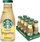 Starbucks Frappuccino 8 x 250ml- Vanilla, Coffee, Mocha flavors to choose.