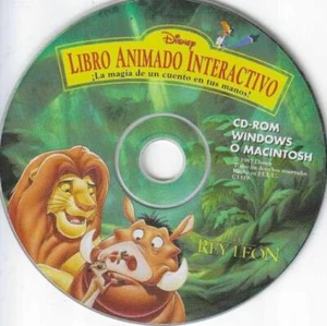 El Rey Leon: Libro Animado Interactivo PC MAC CD Lion King Disney 1997 SPANISH - Picture 1 of 1
