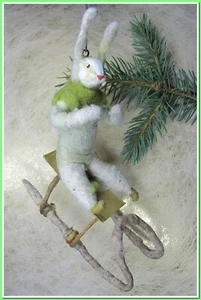 Ancienne décoration de noël pour sapin,la Poupée,Allemagne #17112314 - Picture 1 of 10