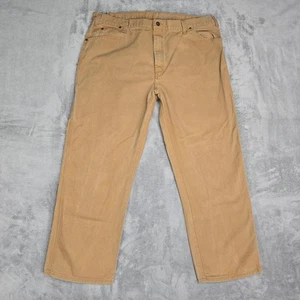 Dickies Carpenter Pants Mens 42x30 Brown Duck Canvas Work Utility 1939RBD - Picture 1 of 16