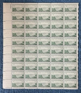 Scott #990, 3c Casa Bianca, foglio da 50 come nuovo, MNH - Foto 1 di 1