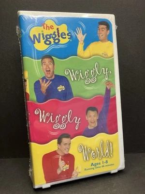 NEW SEALED Wiggles, The: Wiggly, Wiggly World (VHS, 2002) Clam Shell - Image 1 of 3