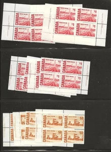 Canada 16 different matched set of 4 plate blocks centennial 461-465B [517 - Picture 1 of 6