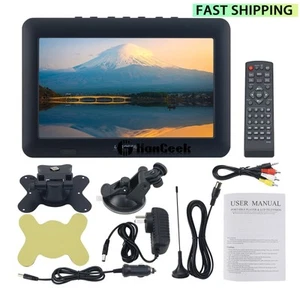 D8 8-Inch Portable Television Digital TV ATSC DVB-T2 ISDB-T Support 1080P Video - Picture 1 of 8