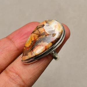 Bird Eye Gemstone 925 Sterling Silver Jewelry Ring Size 5.5 - Picture 1 of 8