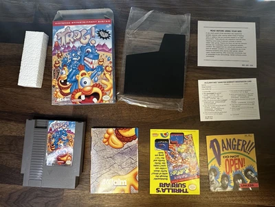 Trog! Nintendo NES Completo CIB Auténtico Versión REV-A Casi Nuevo Foto 1 de 4
