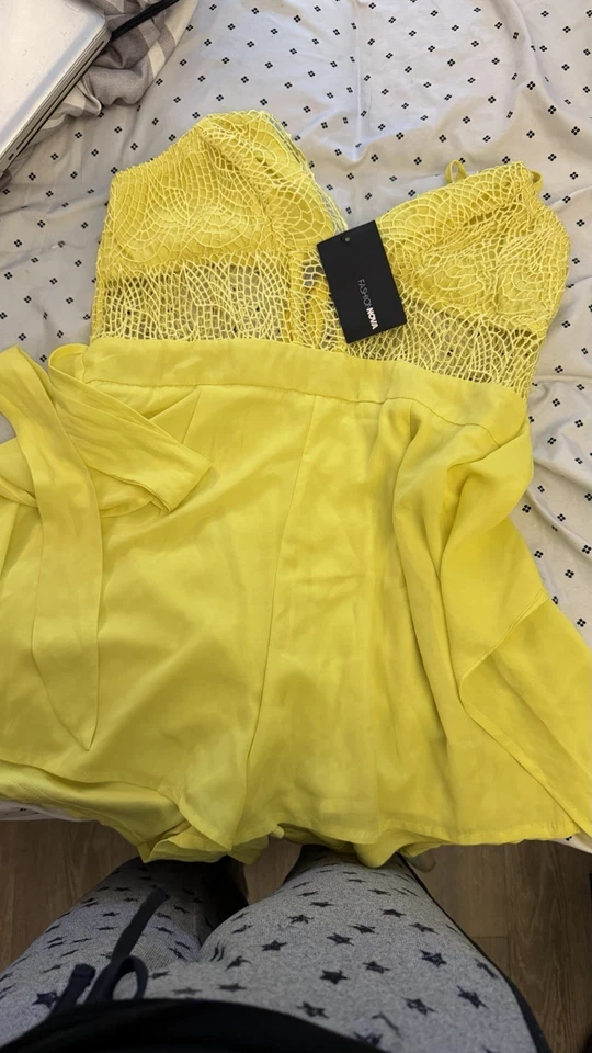 Mameluco corto a rayas blanco negro para mujer talla grande de EE. UU. Foto 1 de 1