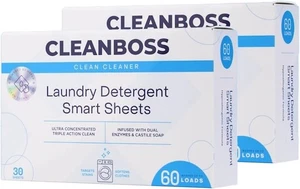 CleanBoss Waschmittel Smart Sheets - 60 Blatt - Bild 1 von 8