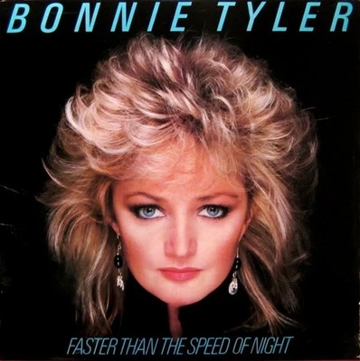 BONNIE TYLER Faster Than Speed of Night 1983 Original Columbia LP & Insert NM - Image 1 of 4