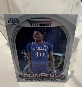 2024-25 Bowman Chrome U Flory Bidunga Boundless Potential Refractor - Bild 1 von 2