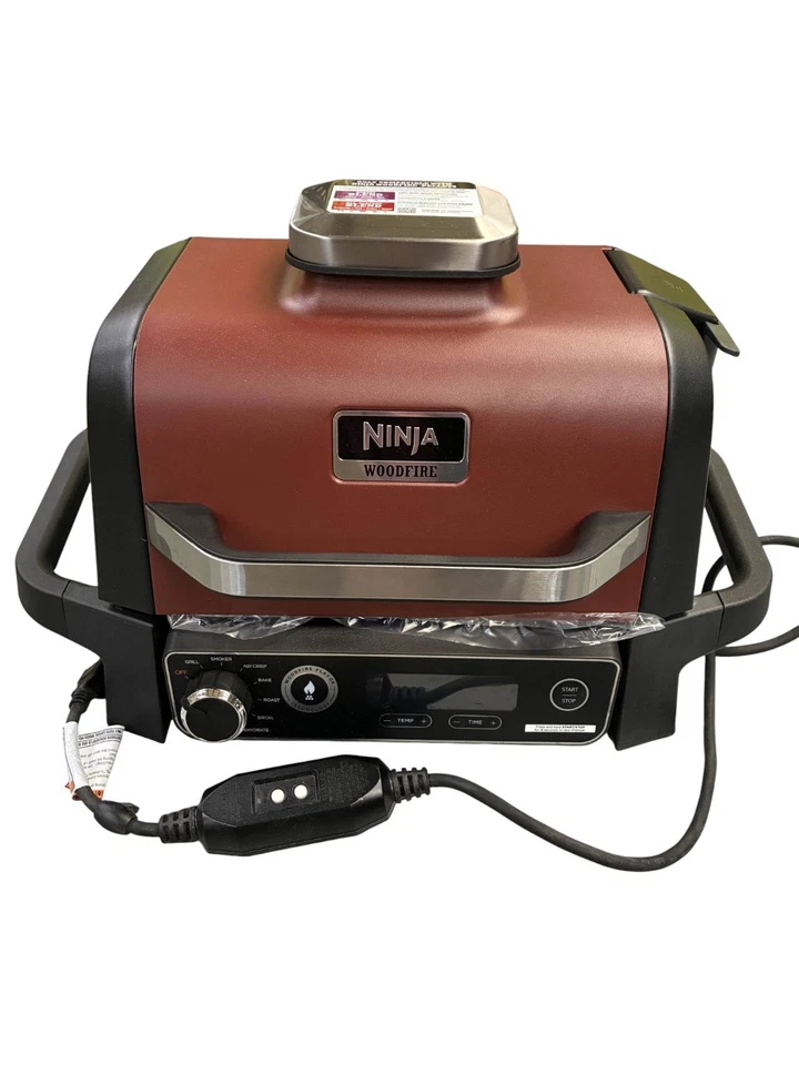 (READ!) Ninja OG701RD Woodfire Outdoor Grill (NO PELLETS OR PELLET SCOOP) - Image 1 of 4