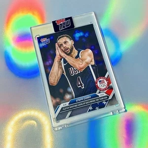 Topps Now Steph Curry USA Basketball 2024 Paris Olympics Trading Card Night - Bild 1 von 2