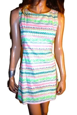 Vintage Day Glow Tennis Dress M - Image 1 of 4