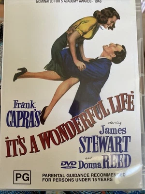 It's a Wonderful Life (DVD, 1946) James Stewart & Donna Reed #M1 - Image 1 of 2