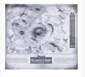 HUGE** Warhammer The Horus Heresy Map 1m x 89cm - Picture 1 of 2