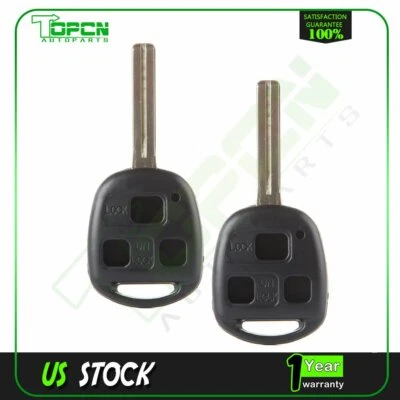 2 Para Lexus GS300 1998 1999 2000 2001 2002 2003 2004 Llavero Carcasa Repuesto Foto 1 de 4