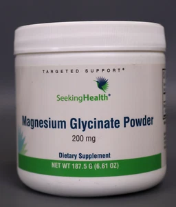 Seeking Health Magnesium Glycinate Powder   200 mg   6.61 oz (187.5 g) - Picture 1 of 4