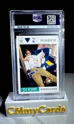 1991-92 Upper Deck - Stay in School #22 Michael Jordan Chicago Bulls PSA 9 GOAT Foto 1 de 4