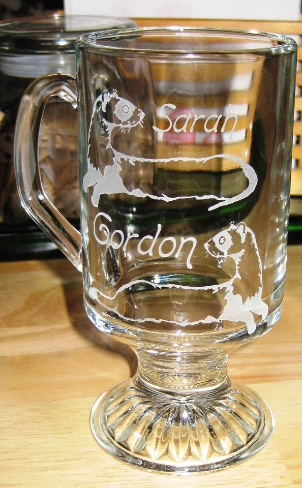 Taza de café irlandesa Pet Hurones cacao caliente chocolate postres personalización gratuita Foto 1 de 1