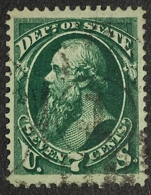 O-61 Dept. of State, Official Stamp Used PF Graded 85, PF Cert. # 515284 - Image 1 of 2