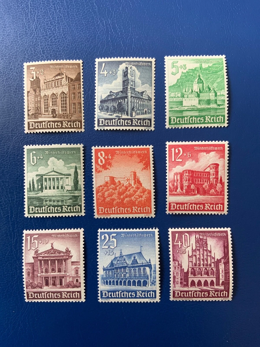 Prophila Collection Briefmarke Deutsches Reich 683 – 1938 Winterhilfswerk: Landschaften/Blumen