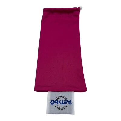 Gafas de sol Oakley rosa microbolsa tela de almacenamiento para mujer HDO (auténticas) Foto 1 de 2