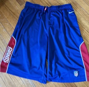 Nike New York Giants Authentic NFL On Field Apparel Warm Up Training Shorts XL - Picture 1 of 13