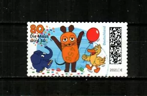 GERMANY ( 1v ) The Mouse, 50th Anniversary ( 2021 ) F/VF Used - Picture 1 of 1