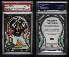 2015 Finest Atomic Die-Cuts Gold Refractor Bryce Petty PSA 10 GEM MT Rookie RC