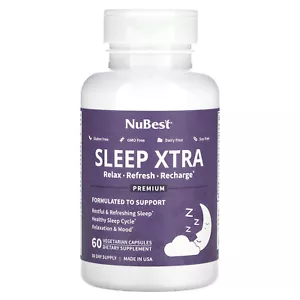 Sleep Xtra, 60 Vegetarian Capsules - Picture 1 of 2