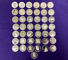 Lot: 43 Proof Silver Commemorative Dollars - 90% Silver - Mixed - (1983-2008)