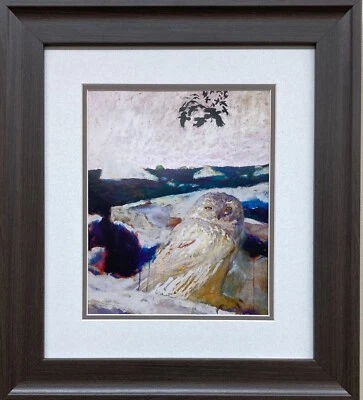 Jamie Wyeth "Snow Owl '20" Arte enmarcado personalizado Andrew Americana Foto 1 de 3