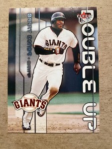 BARRY BONDS / Jason Giambi 2003 Fleer Double Up Baseball Card. Giants Yankees