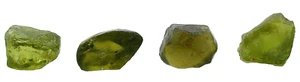 9,98 gramos cuatro peridotos cabujón faceta manzana verde oliva gema áspera EBS2107/12224 - Imagen 1 de 9
