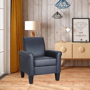 Modern PU Leather Arm Chair Single Sofa Accent Leisure Chair for Living Room USA - Picture 1 of 44