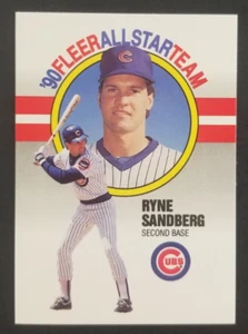 Tarjeta de béisbol Ryne Sandberg 1990 Fleer #9 (nuevo) - Imagen 1 de 2